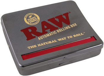 Машинка для самокруток Raw Roll Box 110 mm Black Chrome - Бренд RAW - Магазин домашних увлечений homehobbyshop.ru