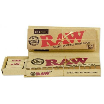 Бумажки Raw Connoisseur 1 1/4 size + Pre-rolled tips - Бренд RAW - Магазин домашних увлечений homehobbyshop.ru